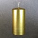 12cm x 6cm Gold Pillar Candles